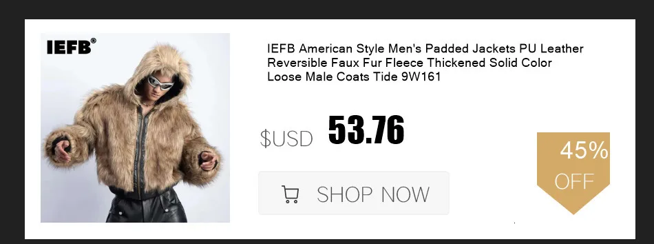 IEFB New Spring Men's Hoodies Hooded Zipper Structure Solid Color Loose Short Menswear Tops Casual Male Sweatshirts New 9W590