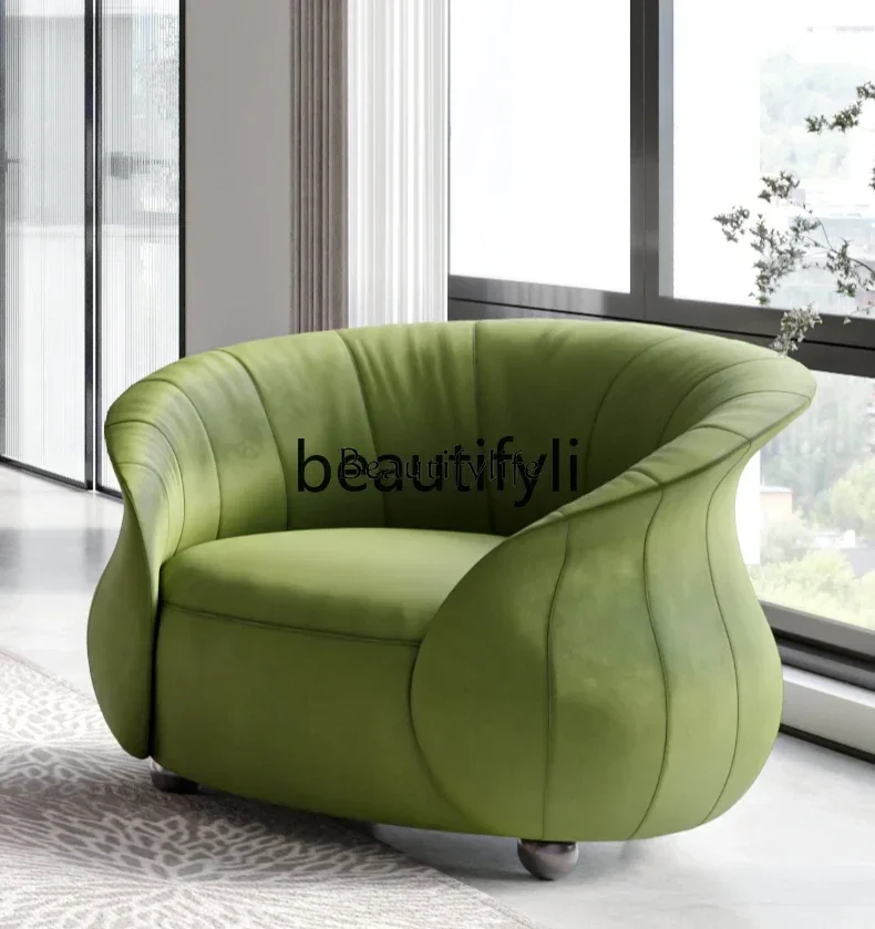 

LJYOriginal minimalist modern light luxury, large single sofa, bedroom sofa