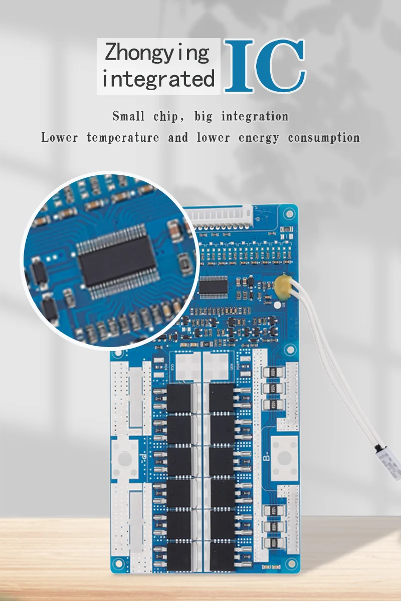 Bisida BMS 균형 온도 제어 18650, 3.7V 리튬 이온 배터리 팩용 공통 포트, 24V, 36V, 48V, 60V, 72V, 7S-20S