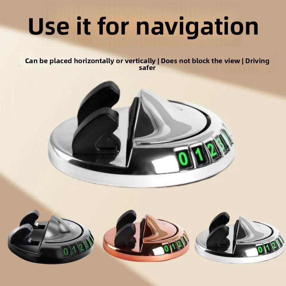 

360-degree Rotating Phone Holder For Car Navigation Dashboard Mount Suitable For IPhone Samsung Xiaomi Other Car Accessories