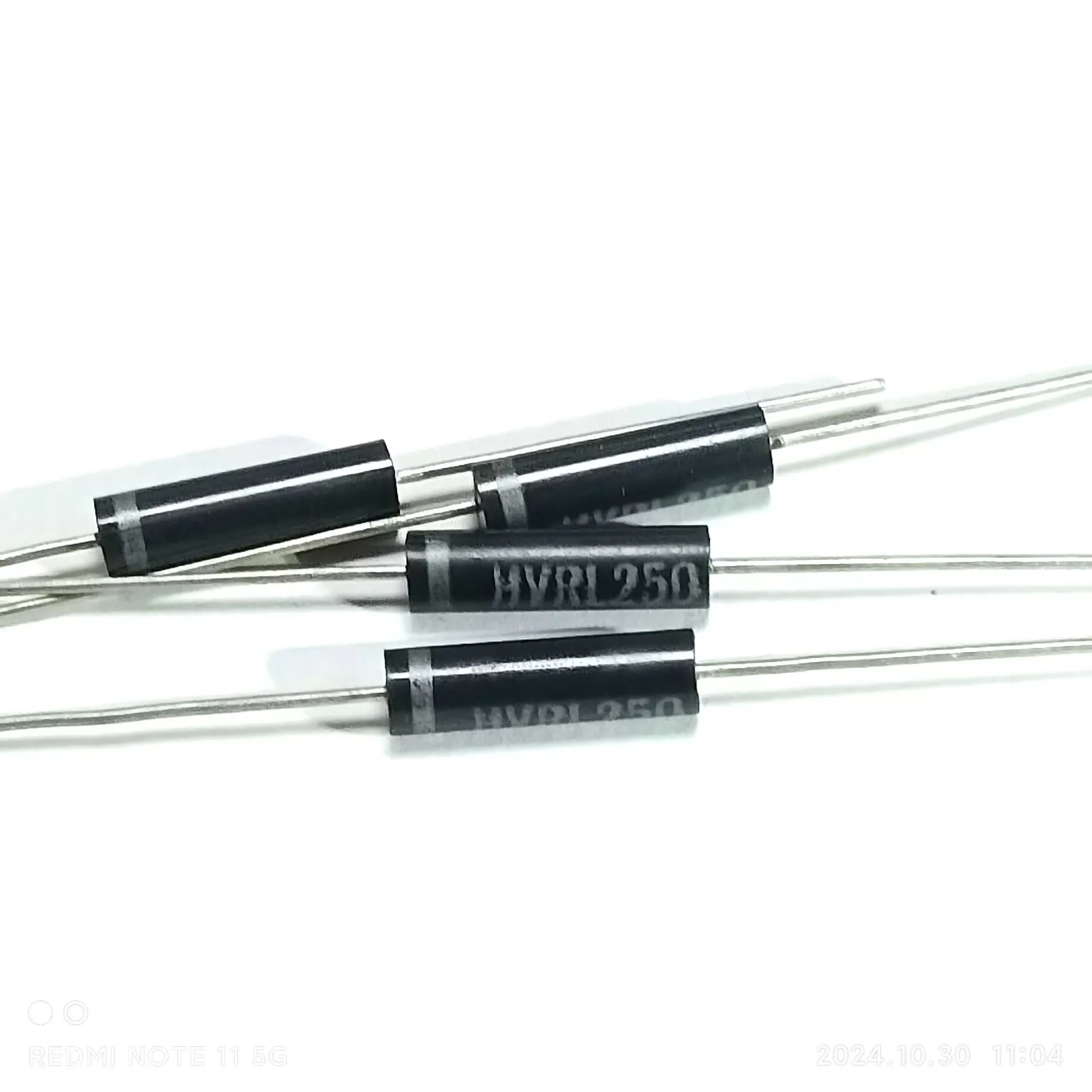 10PCS HVRL150 HVRL200 HVRL250 HVRL300 HVRL400 Fast Recovery High Frequency  Voltage Rectifier Diode DO415