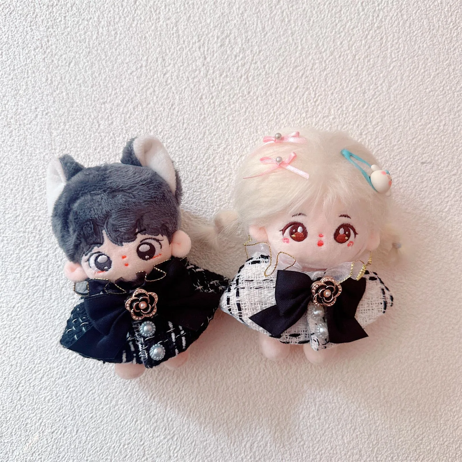 17cm Puppe Outfits Kleidung Soft Cap Doll's Kleidung Zubehör kpop exo labubu ii Idol Puppen wechselndes Kleid spielen Hauss pielzeug