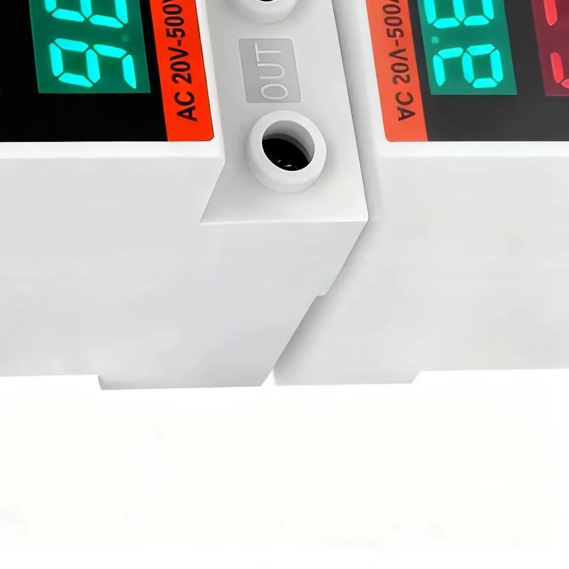 

AC Voltmeter Ammeter Energy Meter AC20-500V AC0-100A Volt Amp Monitor Electricity Meter LCD Dual Digital Din Rail Power Meter