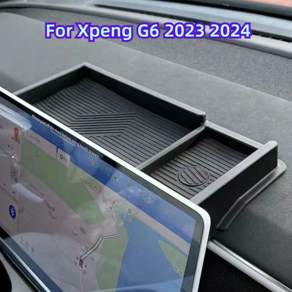 

For Xpeng G6 Xiao Peng 2023 2024 Central Control Screen Rear Storage Box Navigation Screen Storage Box Car ETC Accessories