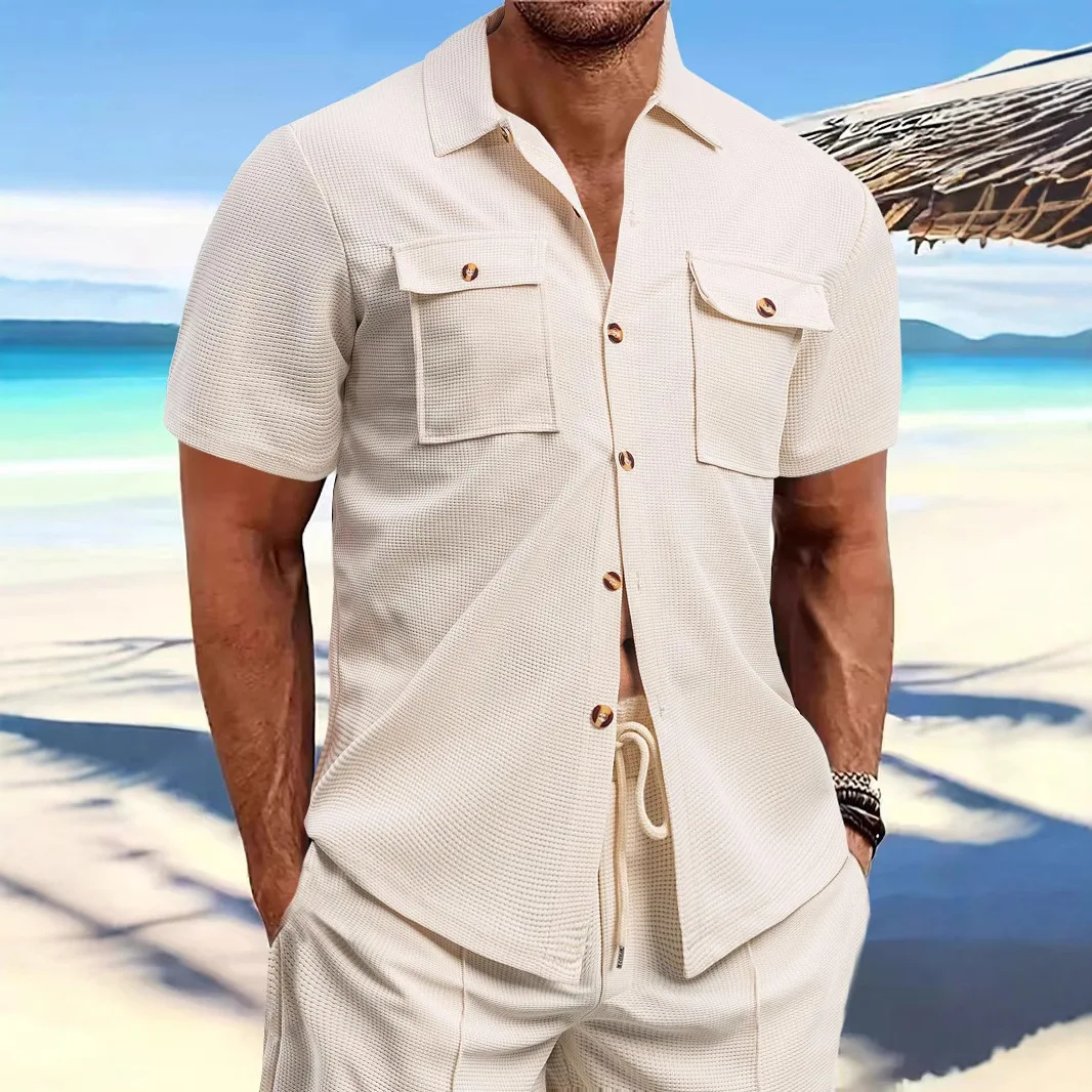 جديد 2025 سترة ort Sve للرجال irt كاجوال لون نقي ربيعي من جلد البولي يوريثان تصميم سهل الارتداء قابل للتشوه #3