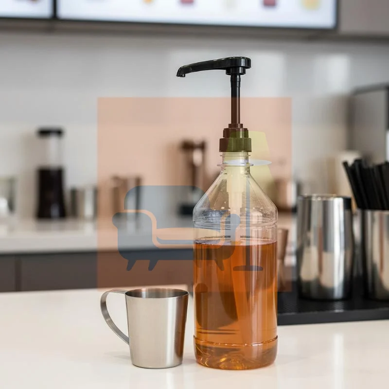 5X Syrup Pump Coffee Syrup Pump Dispenser Syrup Pump Press Action Pump Head For Coffee Syrups For Juice Bottle Dispenser
