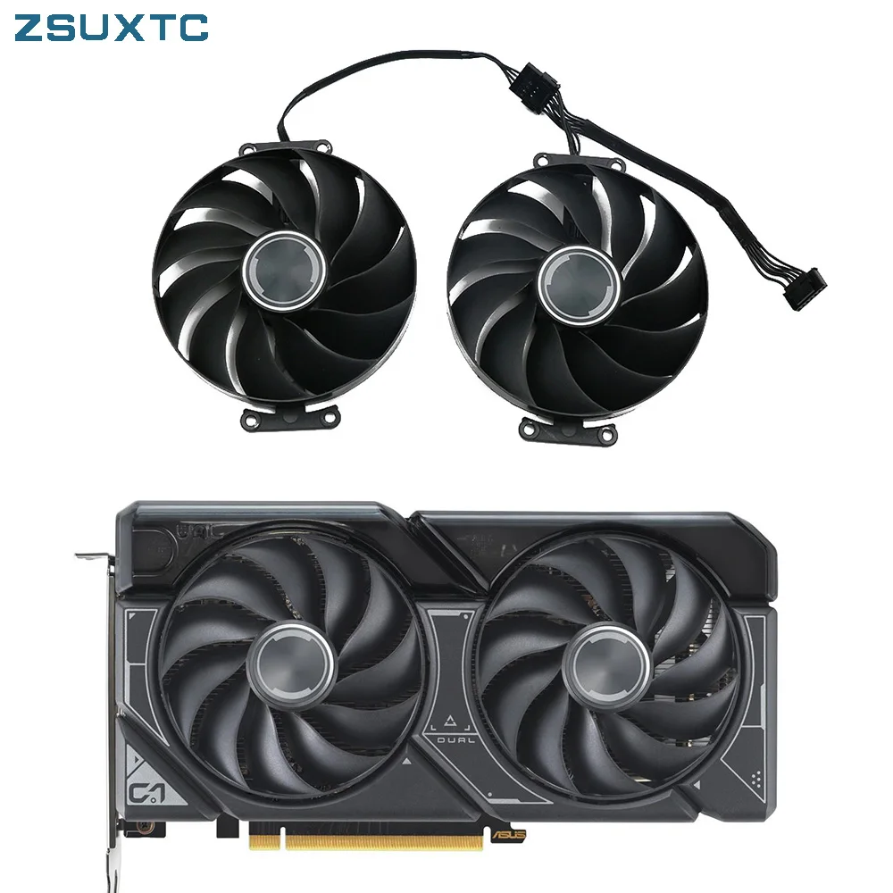 gpu cooler para asus ventilador de placa grafica geforce rtx 4060 ti dual fd9015u12d rtx4060 4060ti 01