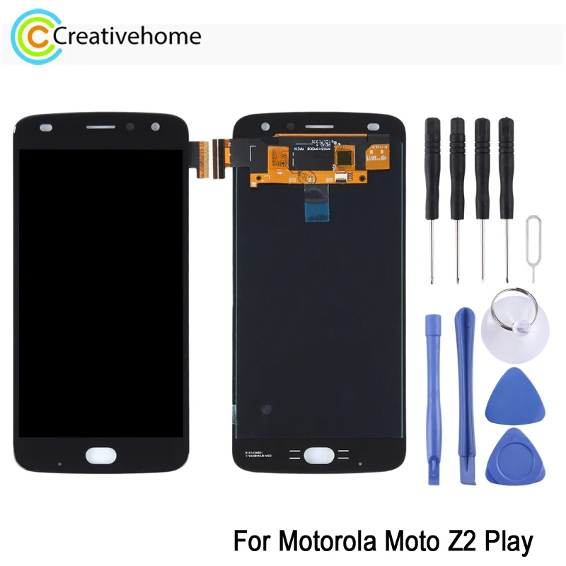 5.5-inch OLED LCD Screen for Motorola Moto Z2 Play LCD Display Touch Panel with Digitizer Full Assembly Repair Spare Part