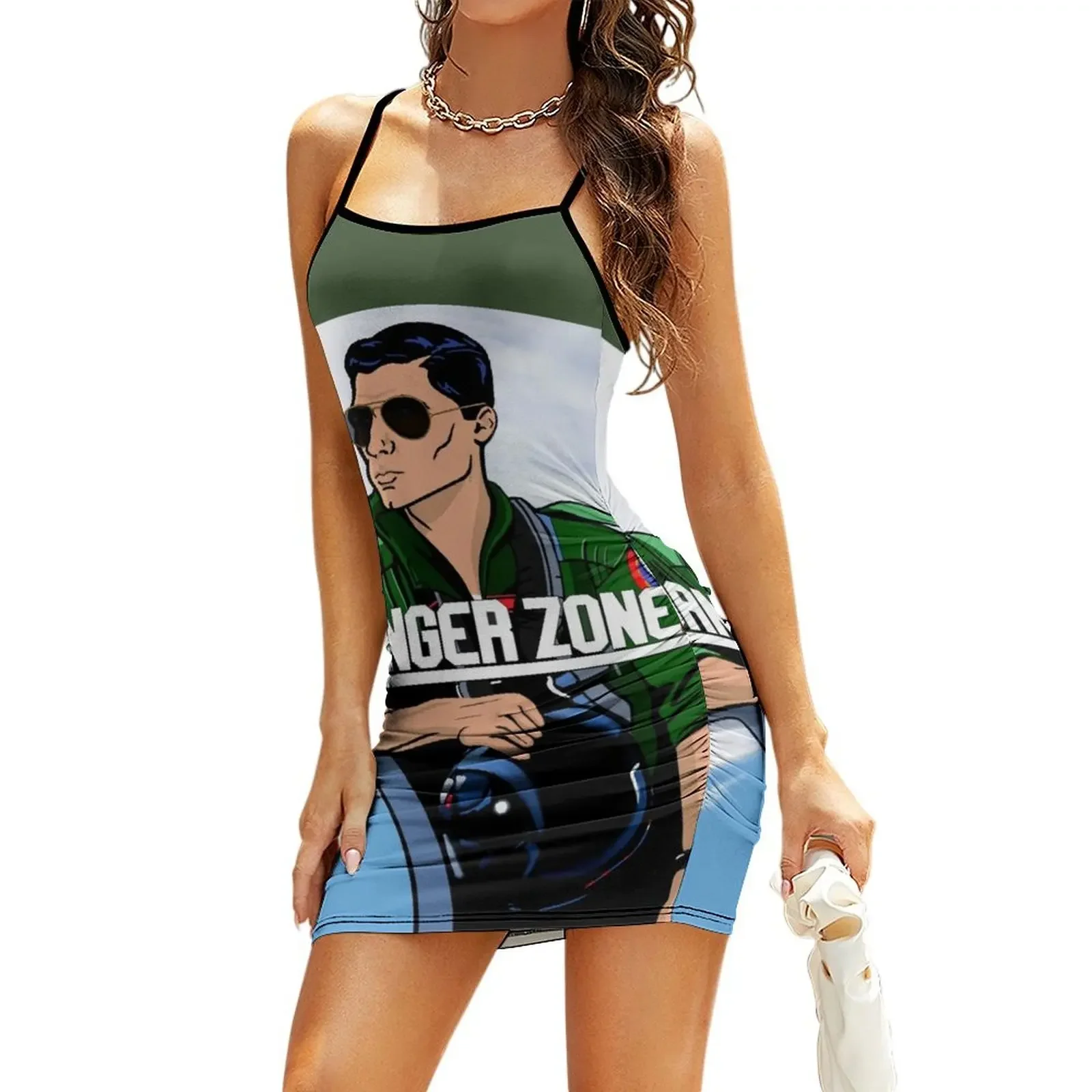 Archer Sterling TV Danger Zone Movie Mashup Sling Dress evening dress ladies Dress