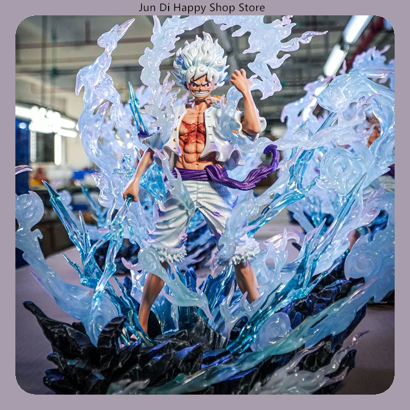 

One Piece JT Luffy Nika Rage Standing Pose Anime Figure Model Statue Desktop Decoration