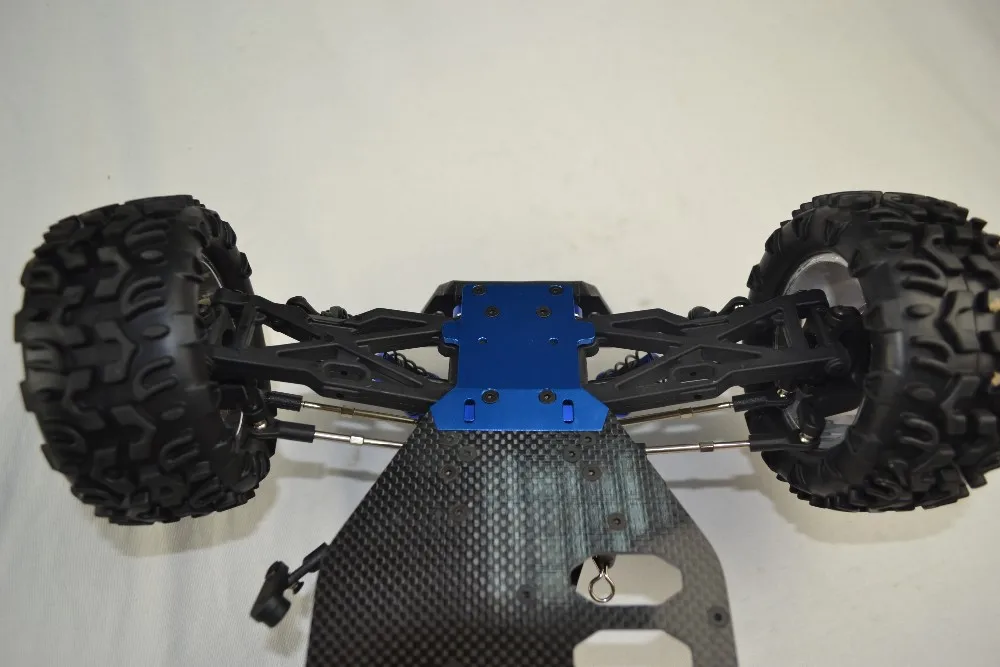 VRX 1/10 Scale 4WD Monster Truck  ROLLER KIT RC CAR Without Electronics,Carbon Chassis Version With Clear Body Shell