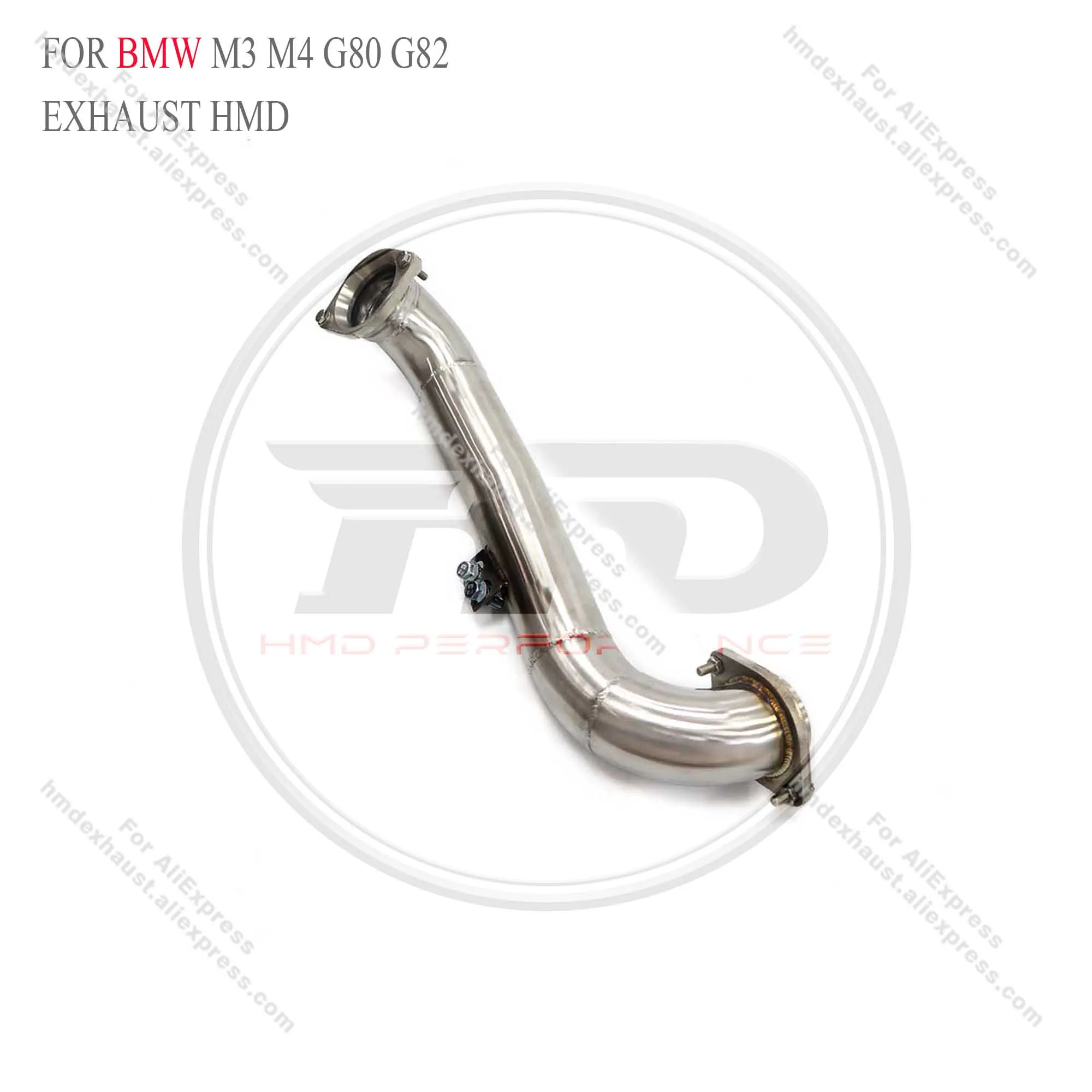 HMD Exhaust Assembly High Flow Performance Middle pipe for BMW M3 M4 Competitio G80 G82 S58 Engine 3.0T Car Accessories