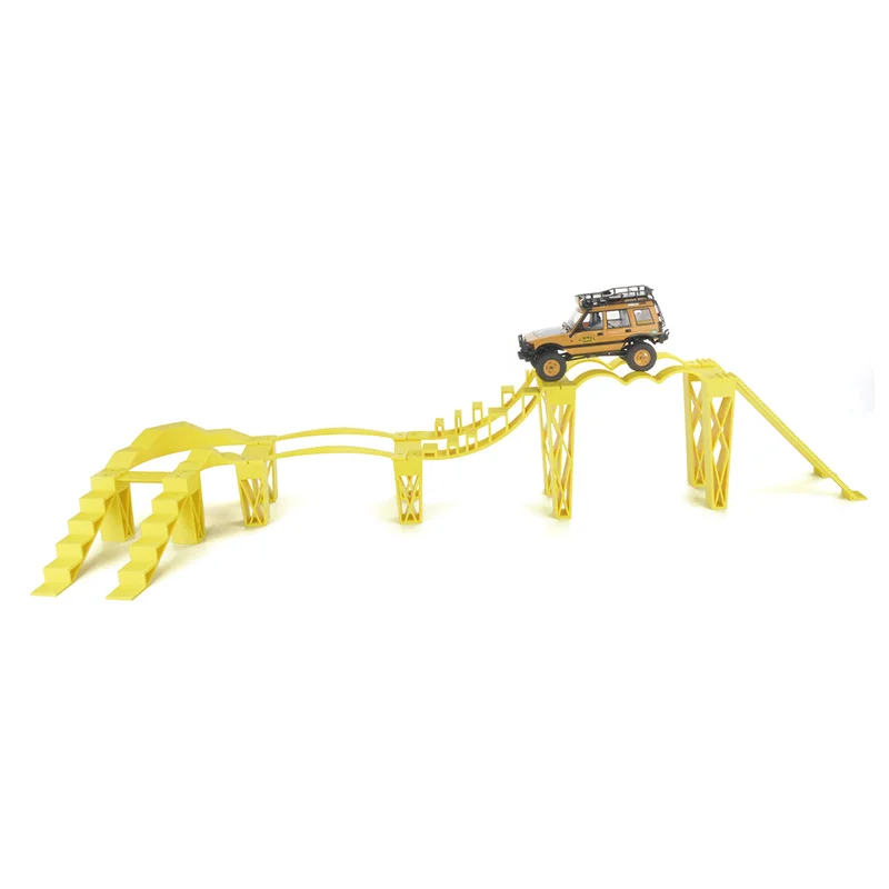 Rc Fernbedienung Modellauto 1:24 1:18 Klettern Auto Test Szenario Simulation Szene Hindernis Steile Hang Trapez Brücke Track