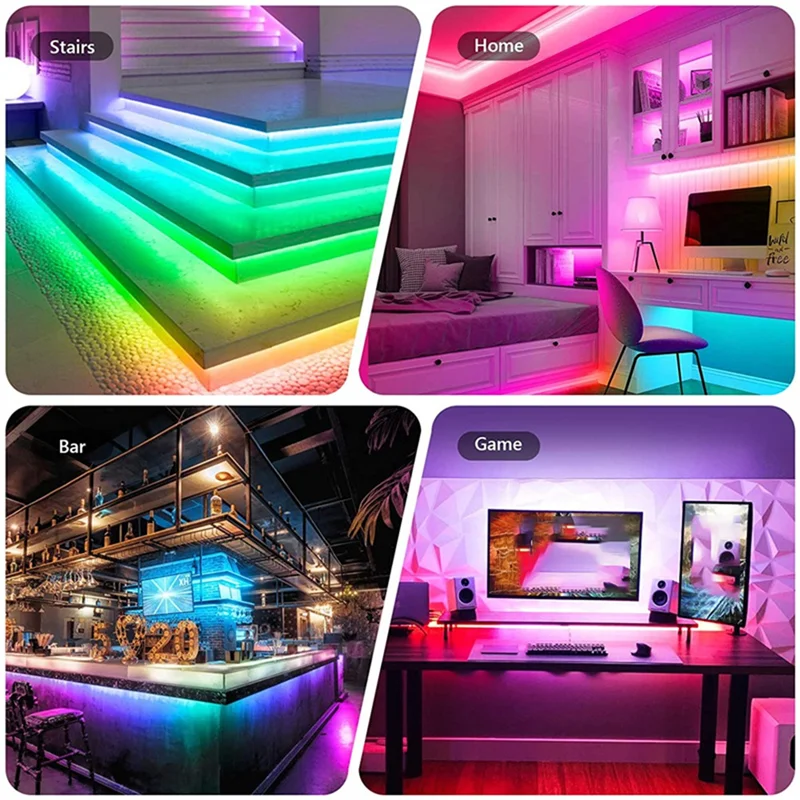 Controlador endereçável A25R-TUYA com controle remoto de 24 teclas para RGBIC Smartlife RGBIC LED Strip Controller Efeito de perseguição