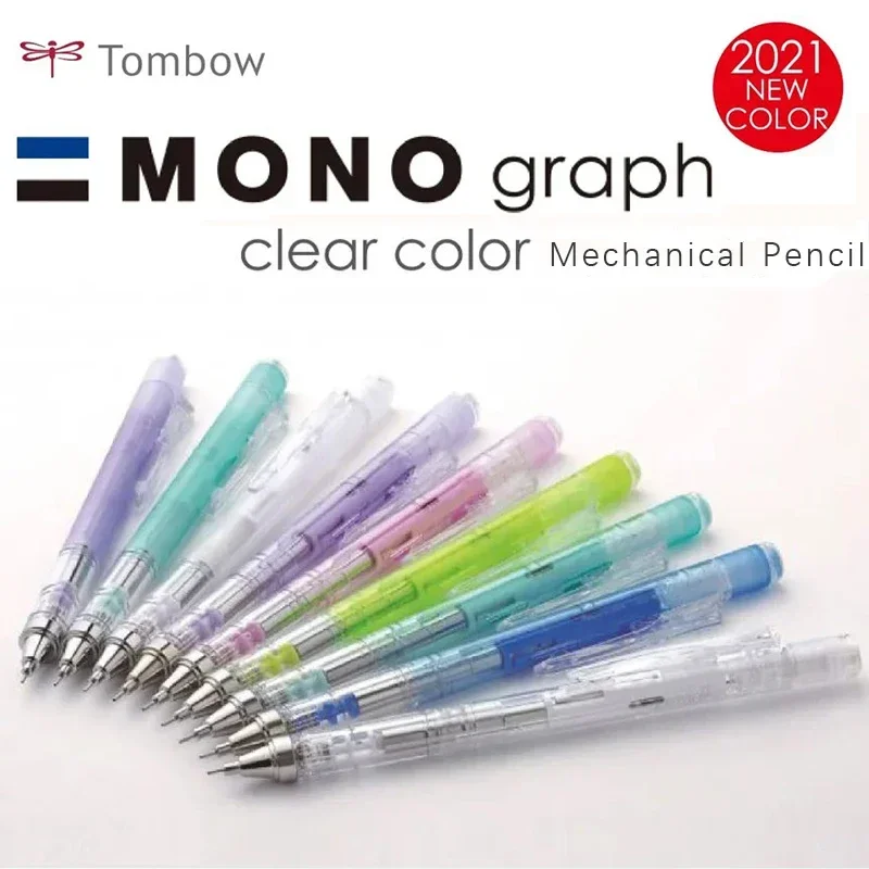 0.3mm/0.5mmTombow Mono Automatic Pencil Macaron Color Shake Out Lead Automatic Pencil Student Stationery Office Supplies