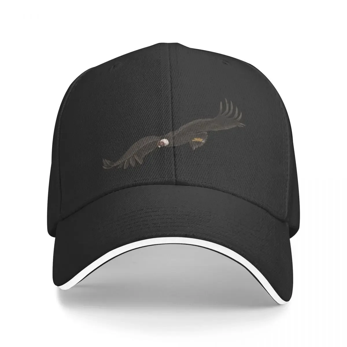 Andean Condor (male) flying Baseball Cap Hat Man Luxury Mountaineering Sun Cap Rave Baseball Men Women's