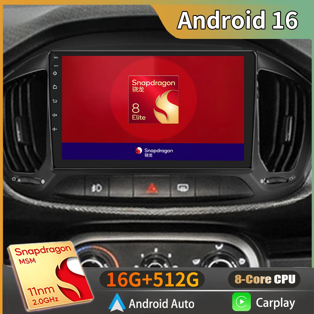 

Android 16 2K QLED Android For Fiat Uno 2014 - 2020 Car Radio Multimedia Video Player GPS AI Voice CarPlay 4G Stereo