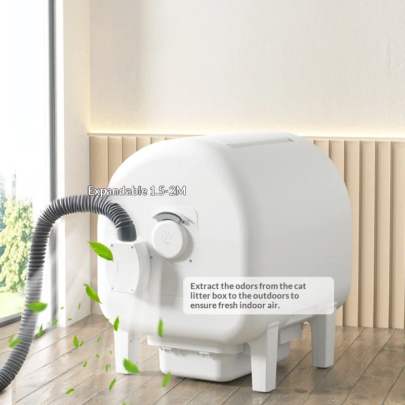 Caja de arena inteligente autolimpiable para gatos grandes sin olores - imagen 2