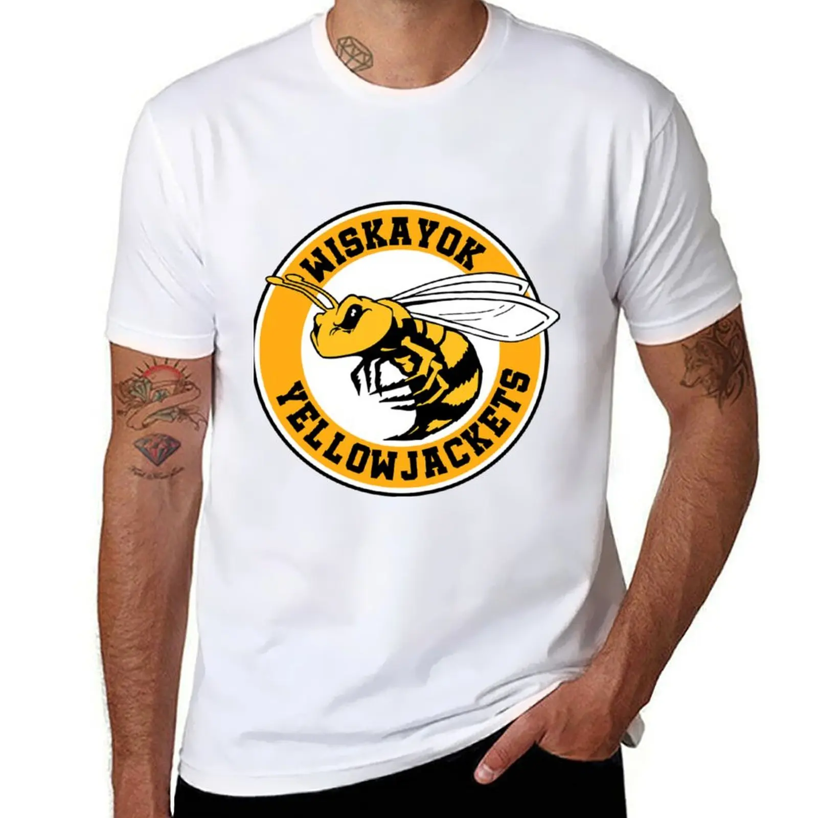 

Yellowjackets Mascot Logo T-Shirt anime tshirt t shirt man designer T-Shirt