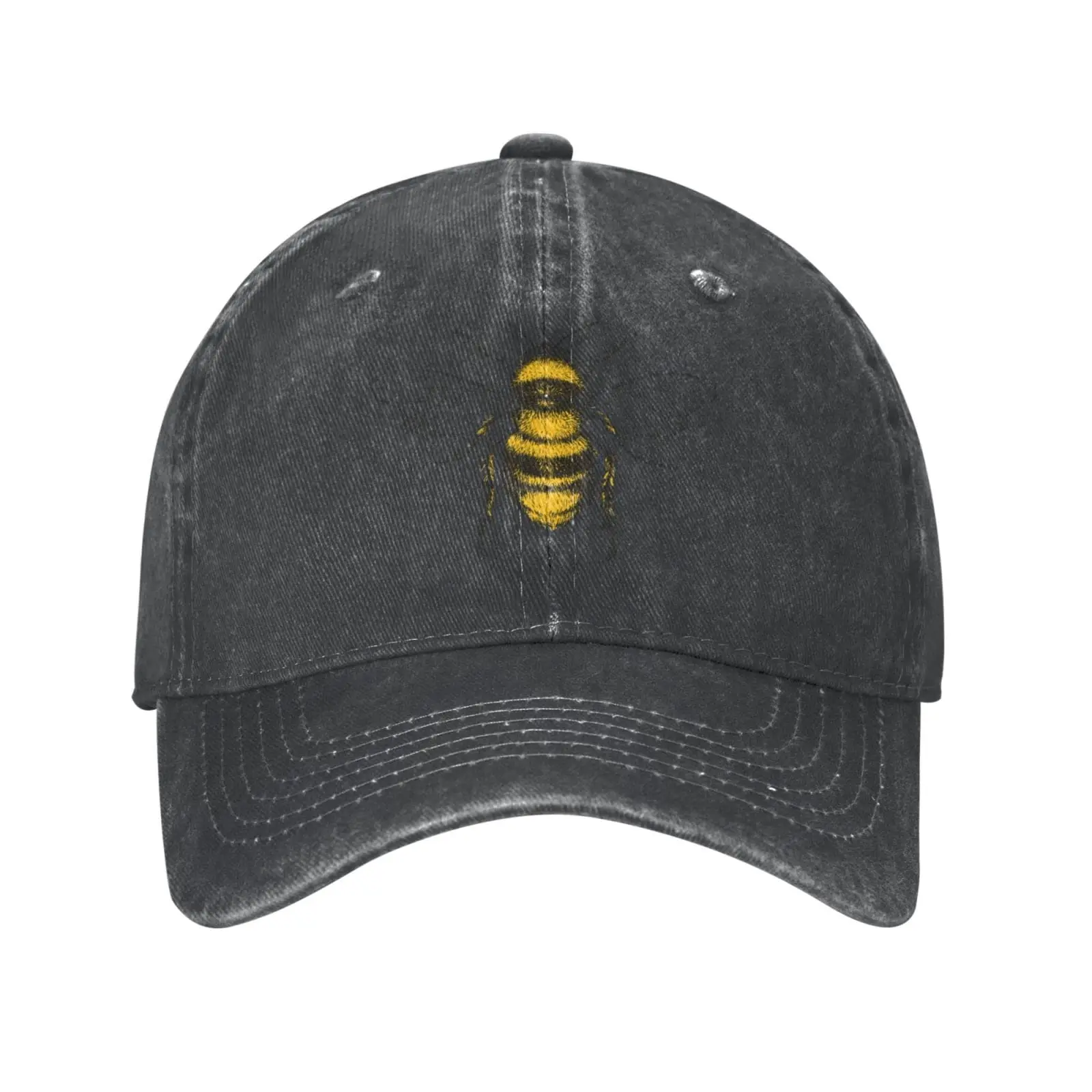 Honey Bees Hat for Men Dad Hat Cute Cap Black