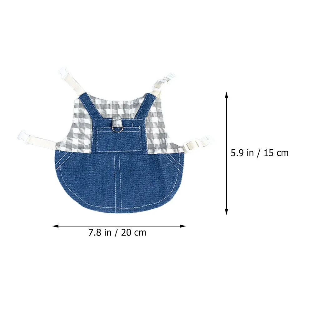 

Rabbit Clothes Accessories Bunny Harness Leash Set Adjustable Small Pet Traction Rope Durable Soft Material Blue