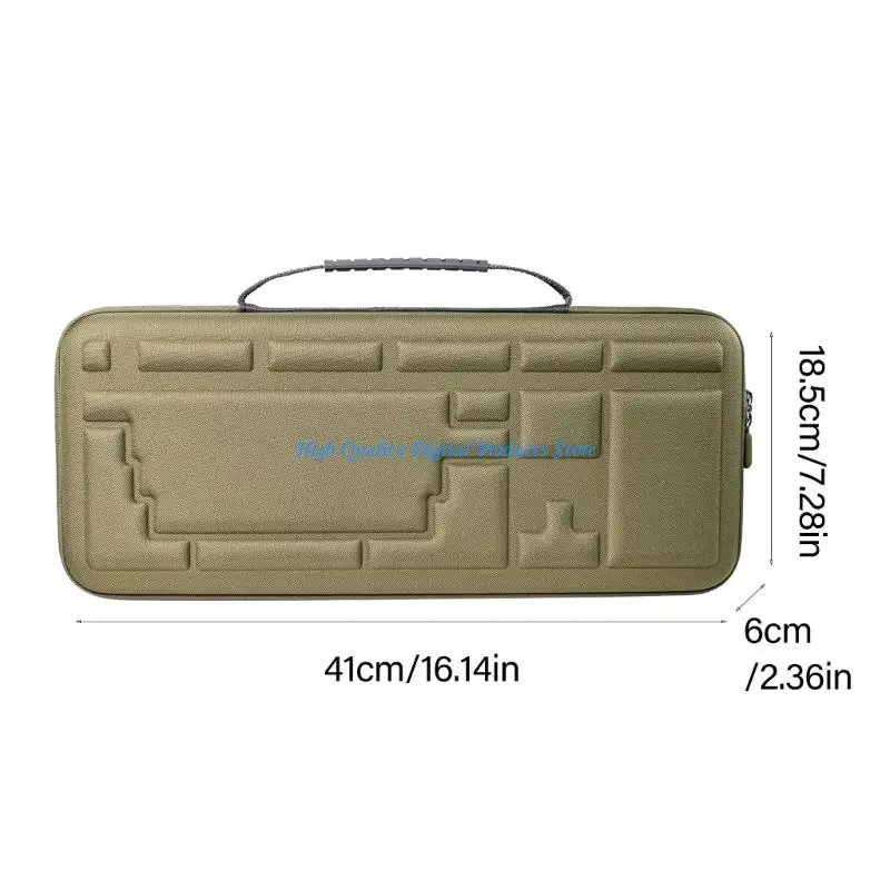 U2je Portable Shockproof Dust Dof Toetsenbord Case Bag voor 84 toetsen Wireless Mechanical