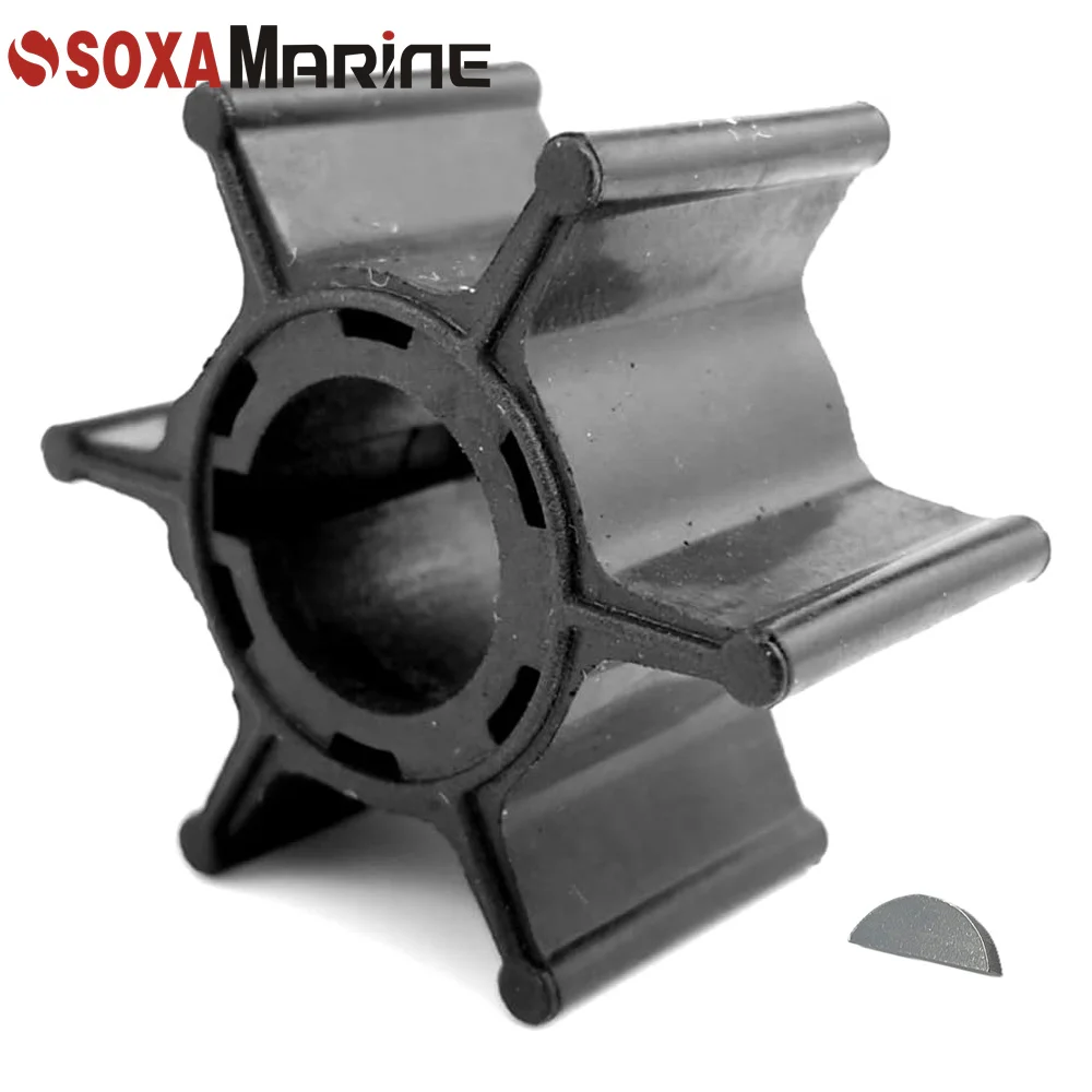 17461-93501 Water Pump Impeller with Key for Suzuki Outboard 2-Str DT 9.9 16 HP