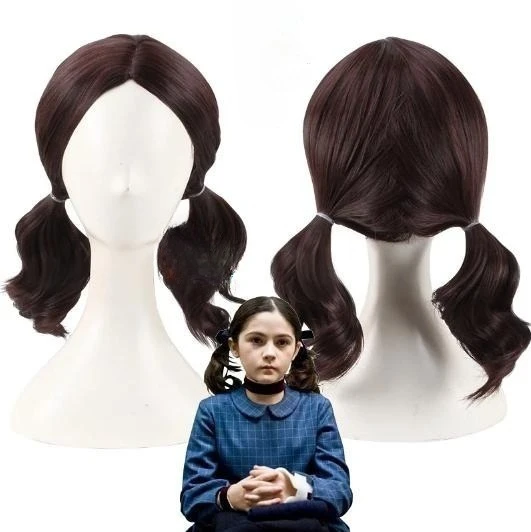 

Orphan Esther Cosplay Wigs Women Brown Curly Synthetic Hair Heat Resistance Halloween Party Wigs