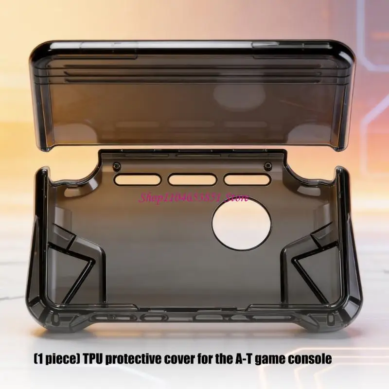 Flexible Gaming Device Shell with Corner Coverage and Grip Hold