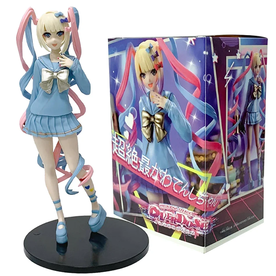 18.5 سنتيمتر سوبر لطيف الملاك صلصة الدائمة الحلوى شخصية محاصر الكرتون مرساة فتاة جميلة يدوية الصنع نموذج هدية عيد