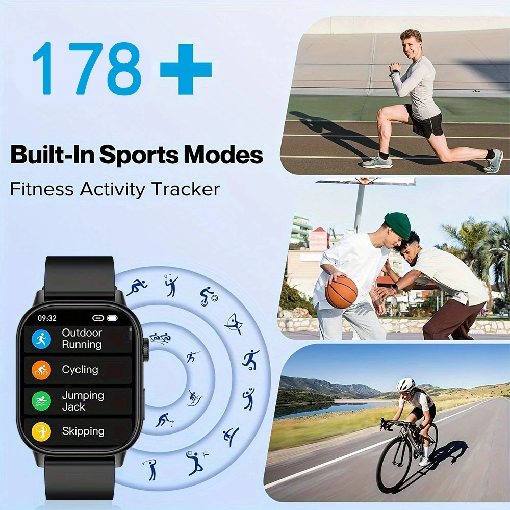 2025 Women's Smart Watch with GPS Compass 2.01 HD Display 420mAh Battery 100+Sports Modes Suitable for Android Men's Smart Watch