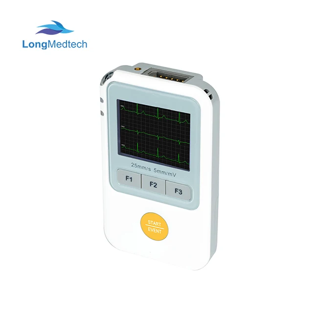 Wysokiej jakości dynamiczna 3-kanałowa 24-godzinna urządzenie do ekg holterowa z analizatorem monitor ekg maszyną