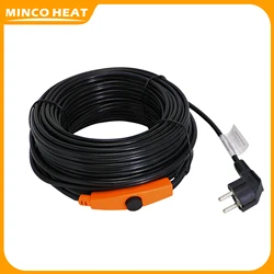 Minco-熱調整された凍結管,加熱ケーブル,霜保護,220v,加熱ケーブル,ミニインテリジェントコントローラー