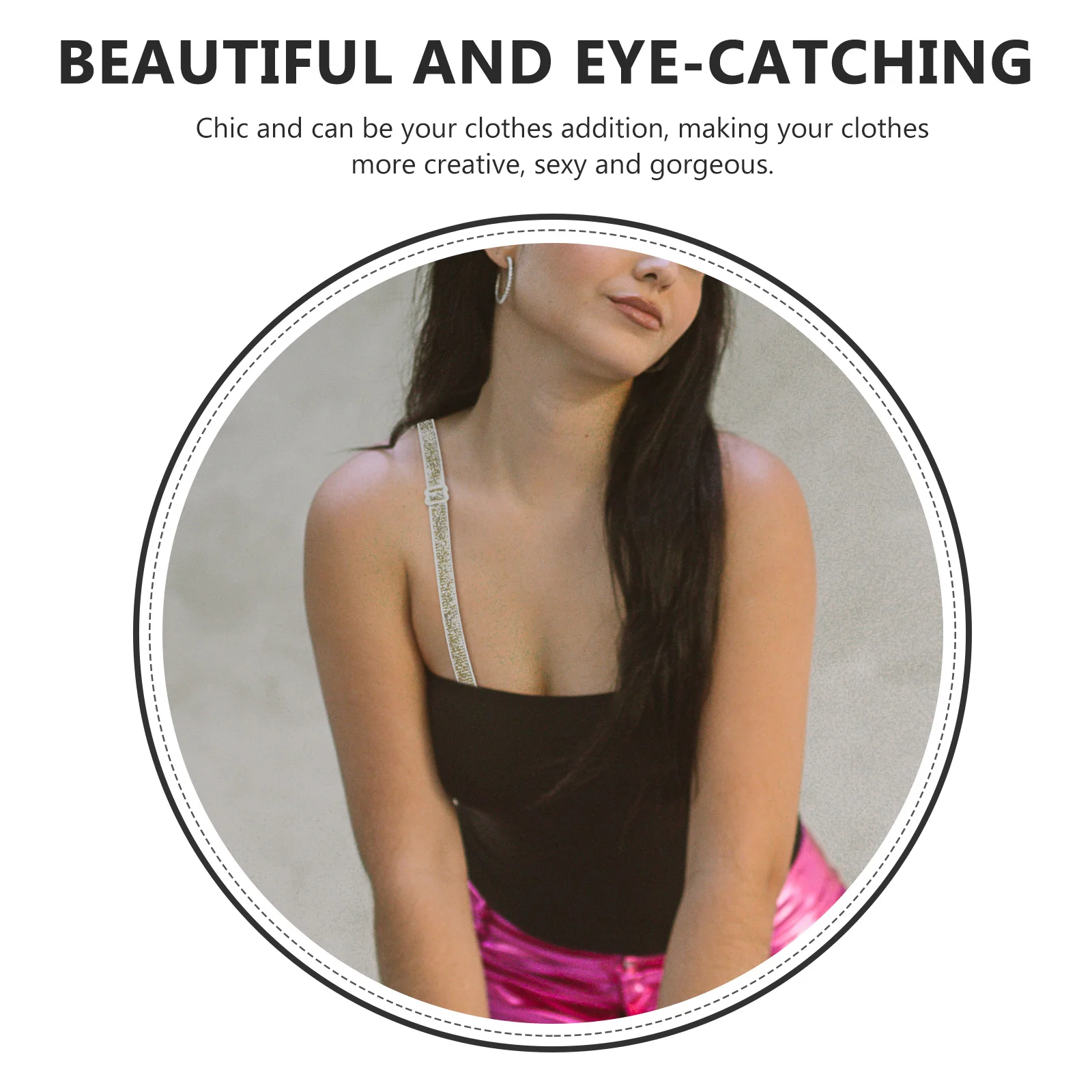 

Bra Straps Replacement Adjustable Elastic Shoulder Straps For Women Detachable Anti-Skid Bra Accessories Extension Strap