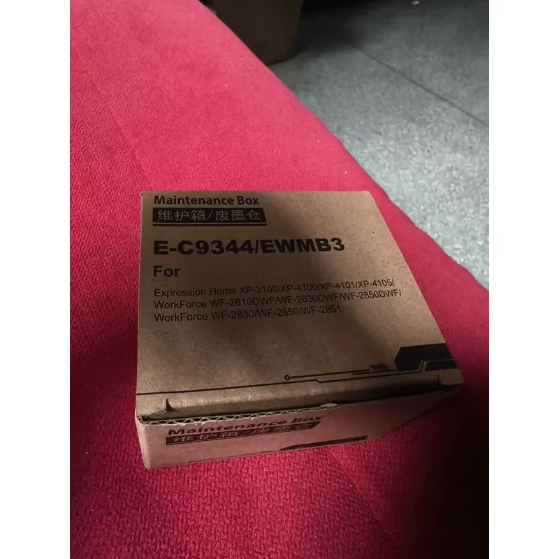 for Epson C9344 Maintenance Box Waste Ink Tank Compatible with XP-4100 4101 4105 3556 Printer Replacement Part