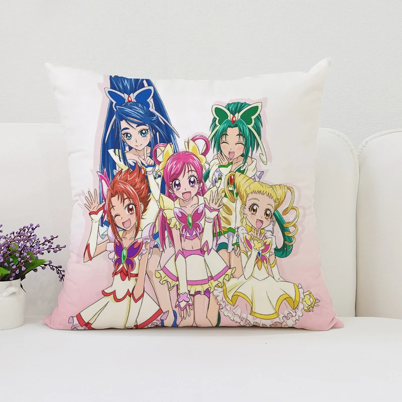 Decorative Pillow Cover 45x45 Cushions Covers P-Pretty Cure Pillowcases for Pillows 45x45 Home Decoration Cushion Cover 45*45