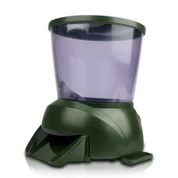 Large Capacity Automatic Fish Feeder, Battery-Powered Automatic Fish Feeding Device, Timed and Quantitative