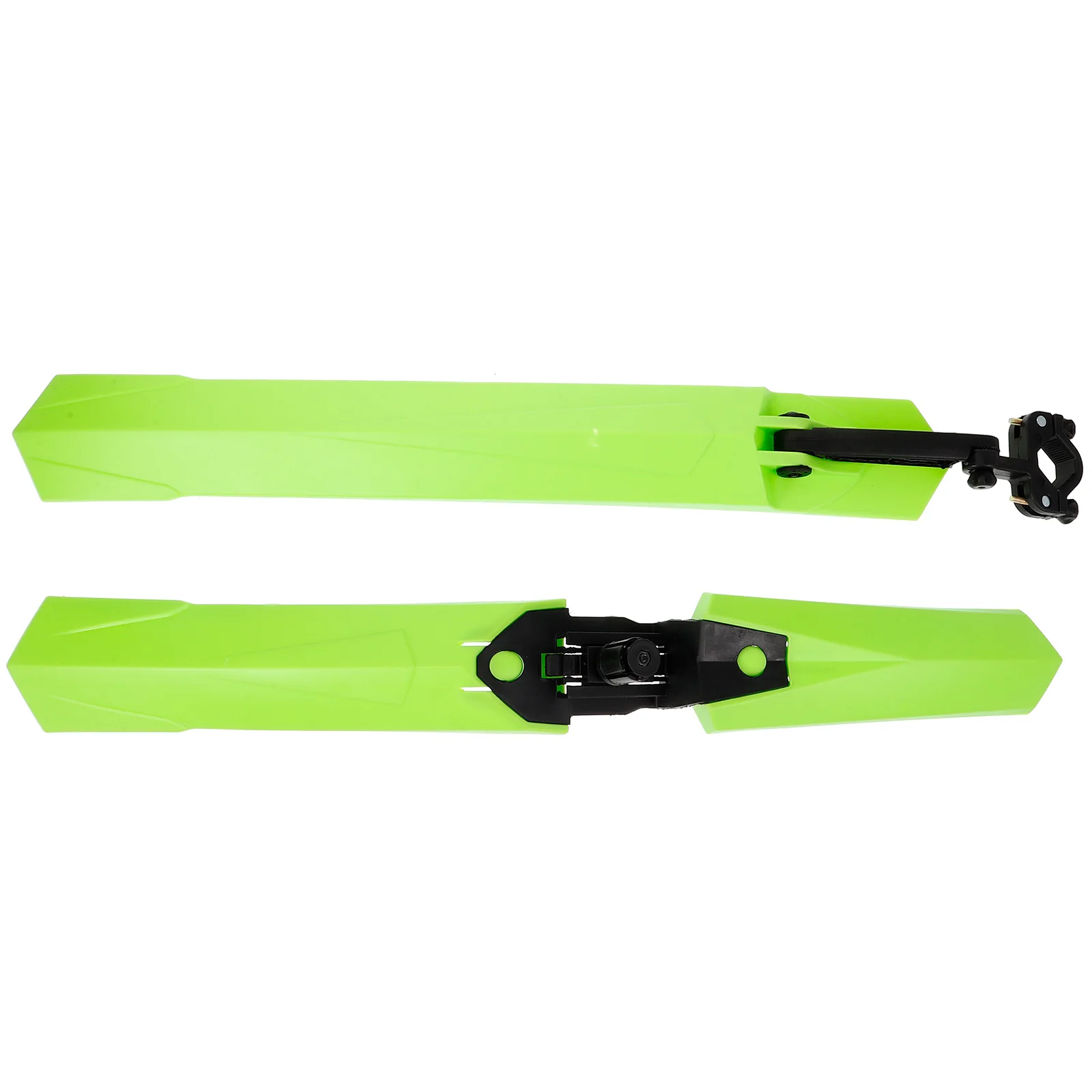 1 Set Mountain Bike Mudguard Sturdy Plastic Stainless Steel Detachable Front Rear Protective Guard For Outdoor Cycling Bicycles