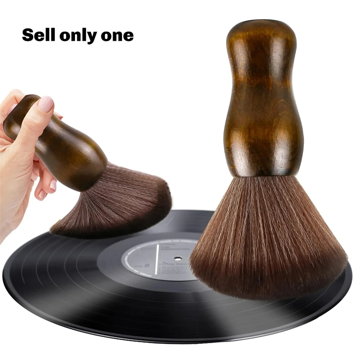 Efficient Vinyl Record Cleaning Brush Anti-Static Dust Record Cleaner