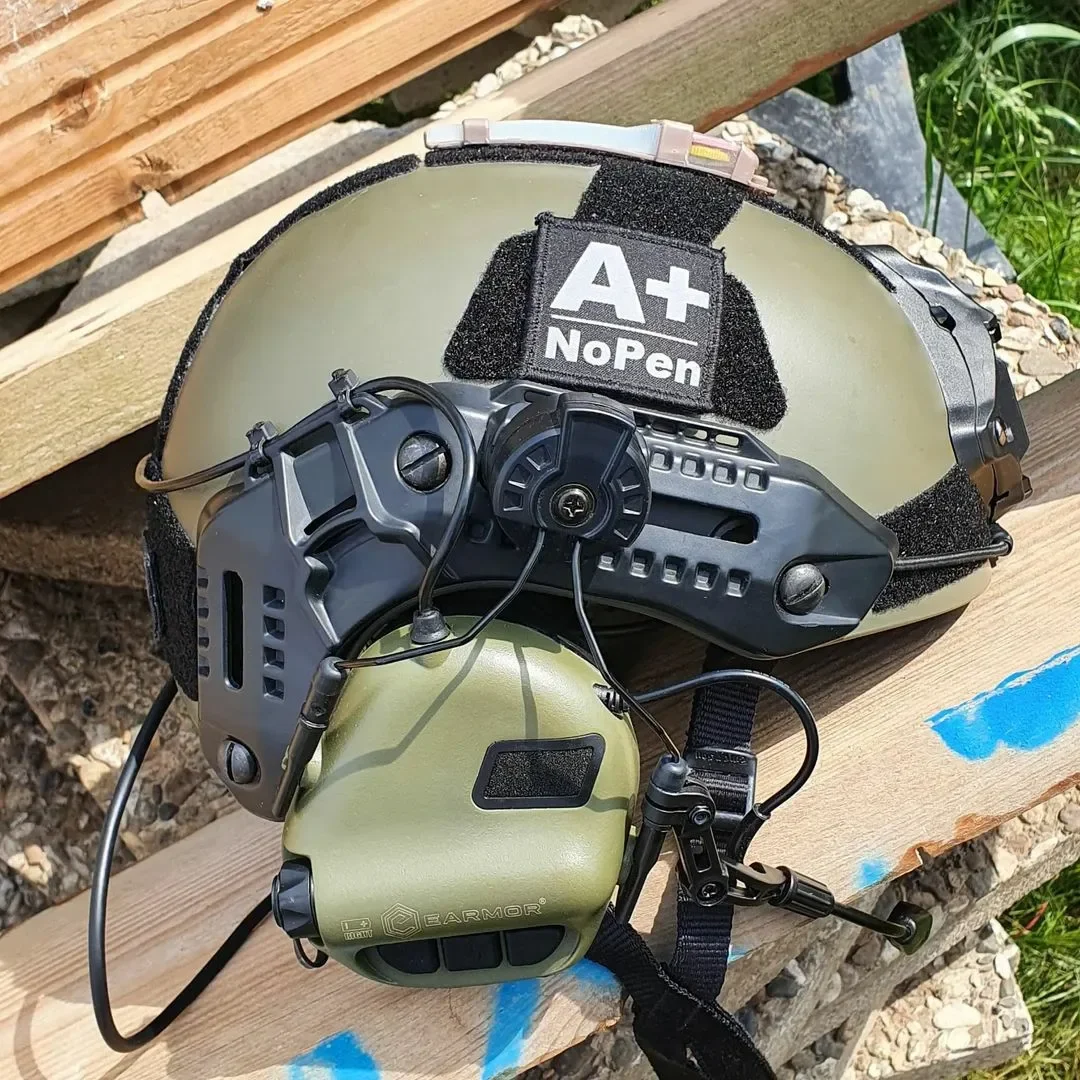 EARMOR M32H MOD3 Helmet Shooting Earmuffs/Military Tactical Headset RAC Rail Adapter/Aerospace Communication