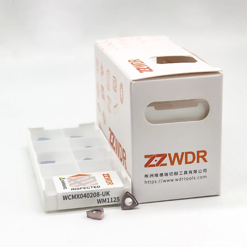 10 Uds. Cuchilla de perforación en U de alta calidad WCMX 030208   WCMX 040208   WCMX06T308 WCMX 080412   Insertos indexables UK 1125 para metal con taladro en U