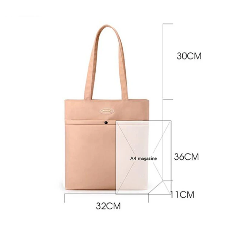1X Women Nylon Tote Bags Handbag Ladies Travel Commute Messenger Shoulder Bag Women's Light Handbag Tote Bag Daily Use