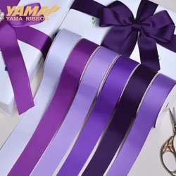 YAMA-Grosgrain Ribbon for DIY Dress, Blue and Purple Series, Wholesale, House Decoration, Wedding Accessory, 3 in, 16 in, 5mm, 2