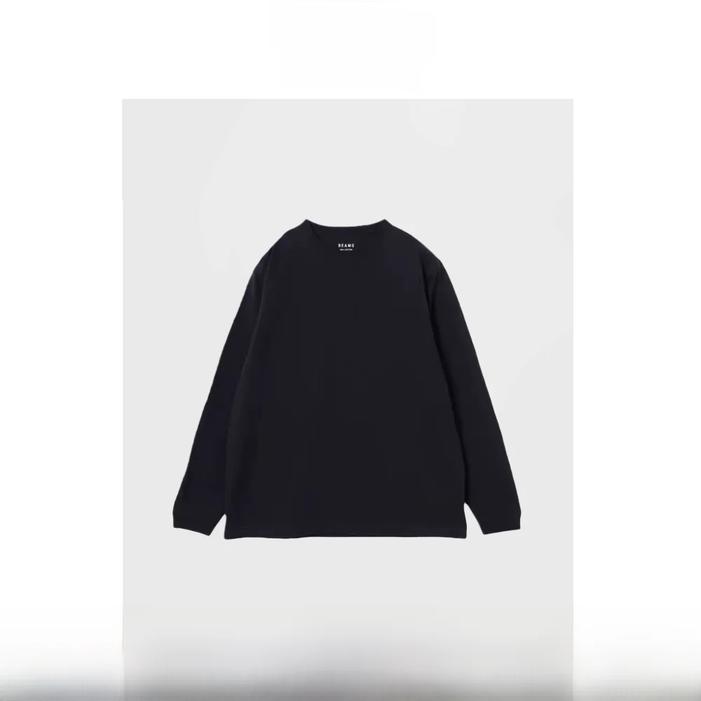 

Loose Fit Long Sve round Ne T-irt Men's Casual Comfortable Breathable Cotton Embroidered Basic Layering irt