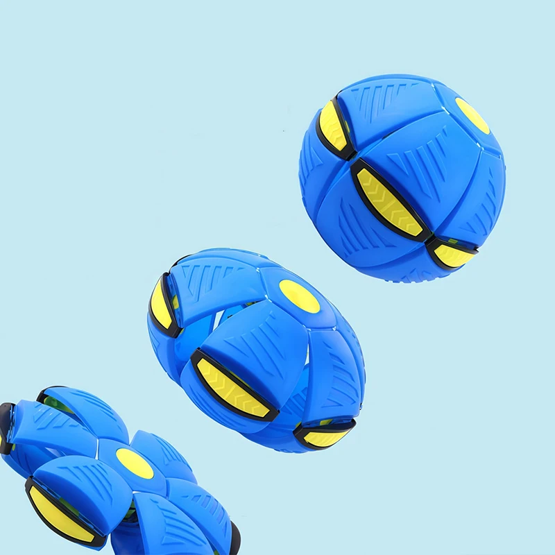 Neuer Orangefarbener Fliegender Untertassenball: Magische Verformung, Fußdruck-Entlastung, Outdoor-Sport, Eltern-Kind-Aktivität, Kinderspaß – Detail 4
