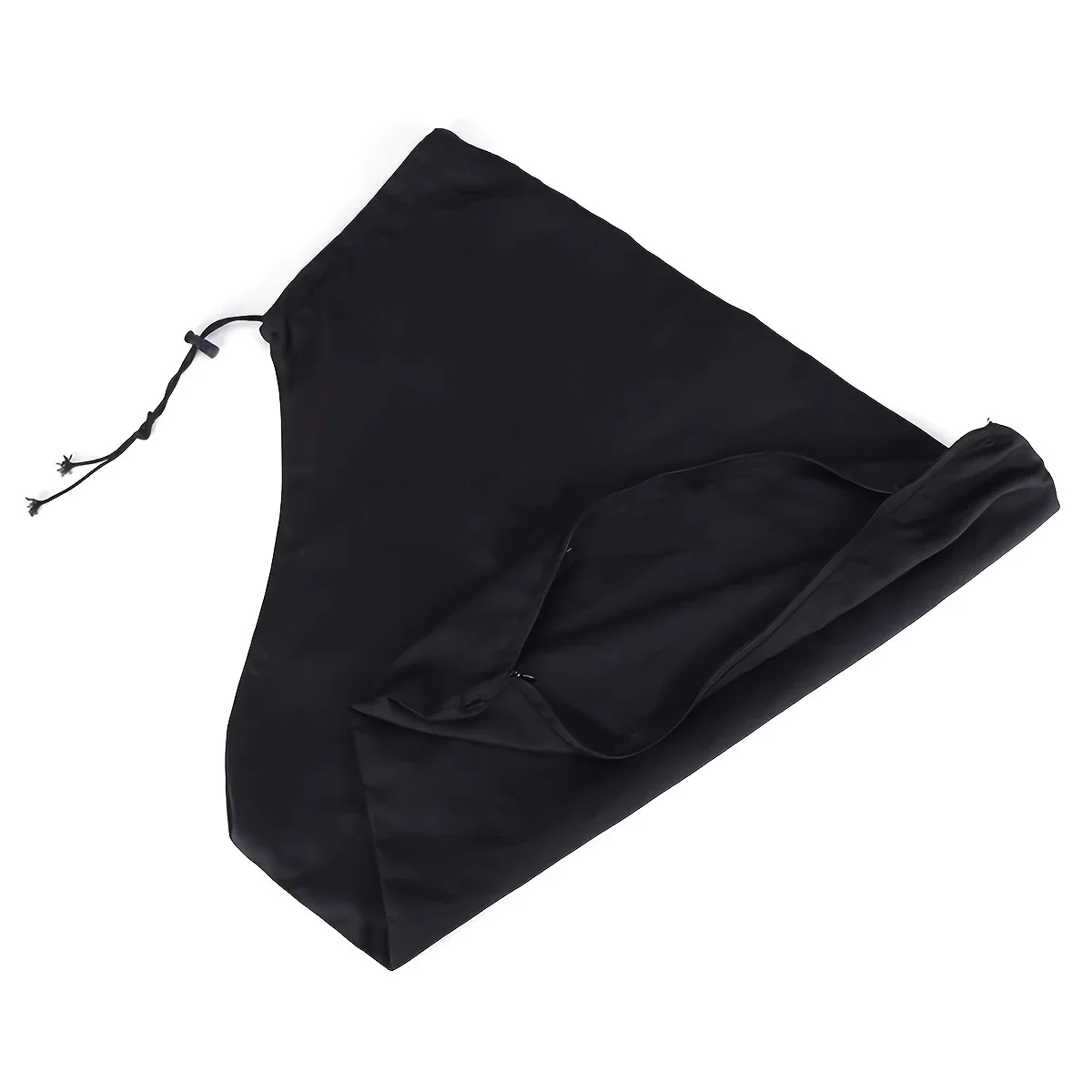Black Outdoor Portable Vacuum Bag with Drawstring Closure for Large-Capacity Leaf Blower Storage Bag, 1 Pc