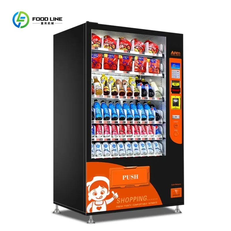 

Automatic Vending Snacks and Beverage Vending Machines for Office