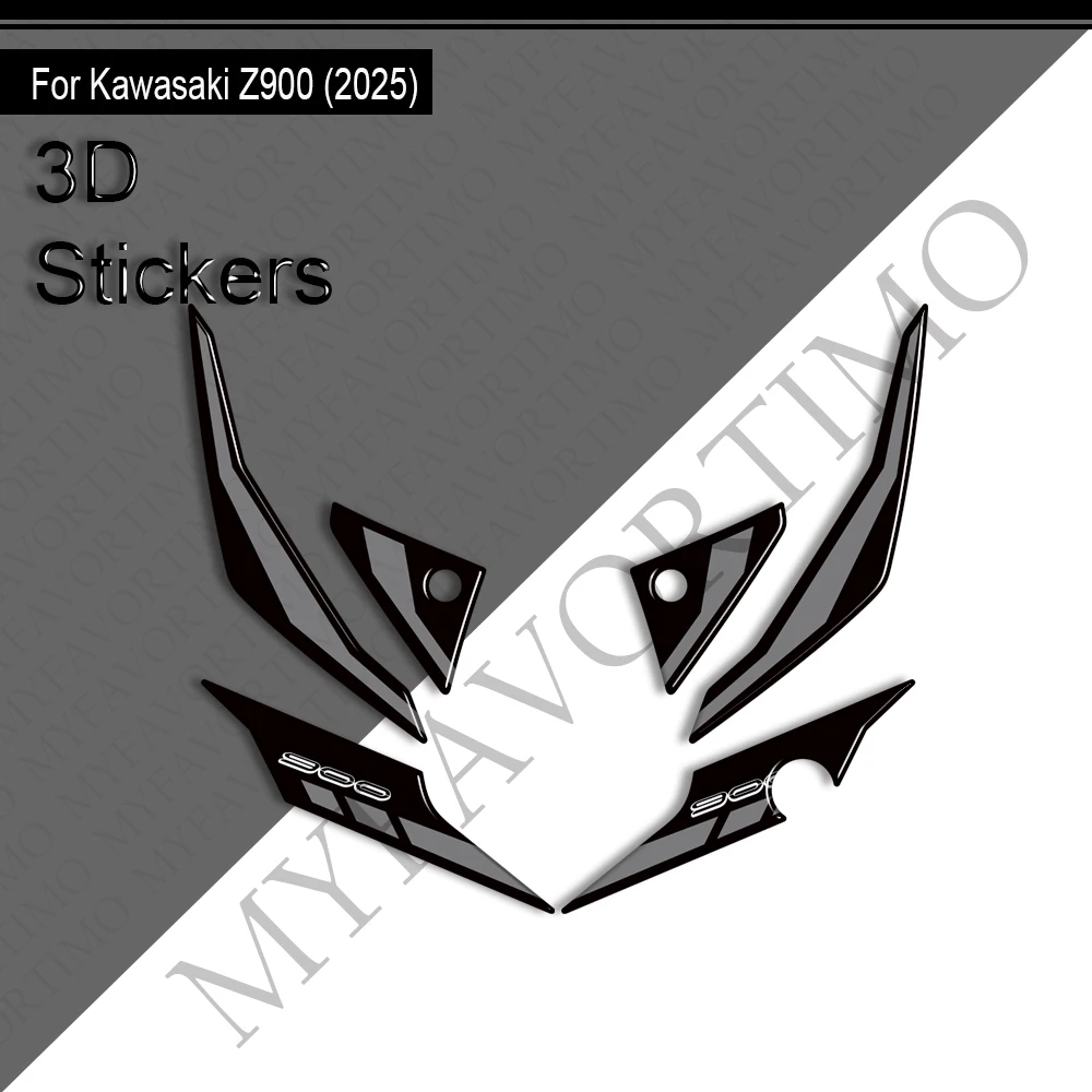 Voor Kawasaki Z900 Z900 SE 2025 2026 Motorfiets Tank Pad Cap Gas Stookolie Kit Kuip Spatbord Covers Stickers Decals protector