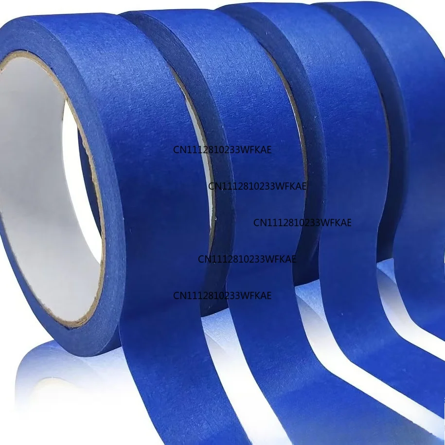 UV-resistant blue masking tape does not leave glue, high temperature-resistant car beauty high-viscosity masking spray paint
