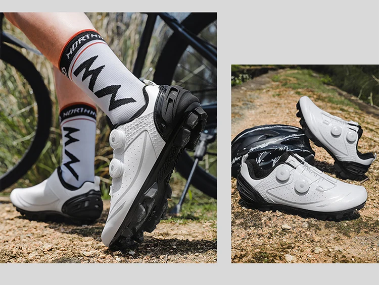 Unisex-Fahrradschuhe, atmungsaktive SPD-Rennradschuhe, professionelle MTB-Mountainbike-Schuhe, locklose Trainings-Fahrradschuhe – Detail 34